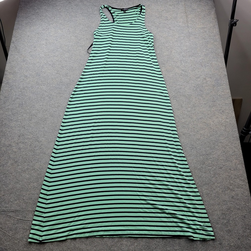 The Limited Dress Womens Medium Stripe Sleeveless Maxi Tank Jersey Casual